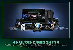 Xbox запускает новый полноэкранный режим на Windows-устройствах