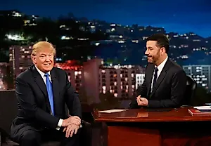 Джимми Киммел высмеял новый выпад Трампа и снова ответил в прямом эфире