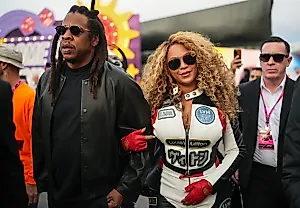 Beyoncé с Jay-Z на Гран-при F1 в Лас-Вегасе