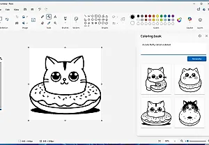 Microsoft Paint превращается в генератор раскрасок с помощью искусственного интеллекта