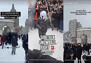 Снежный бунт в Нью‑Йорке