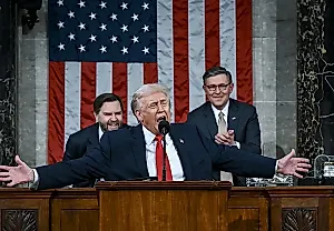 Золотой ролик Белого дома Трампа
