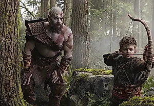 Первые кадры Kratos и Atreus