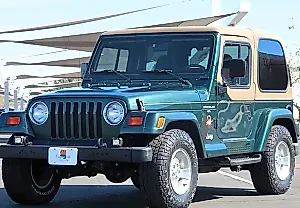 Редкий Jeep Wrangler TJ с минимальным пробегом