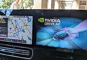 Поездка в автономный Mercedes с Nvidia