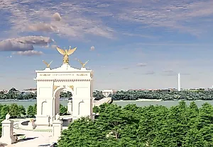 Арка Трампа: выше Линкольна