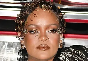 Rihanna’s 2026 Met Gala Beauty Look Is Pure Gilded Glam