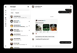 Threads запускает личные сообщения в веб-версии