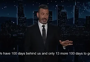 Праздник абсурда: 100 дней Трампа и шутки Киммела