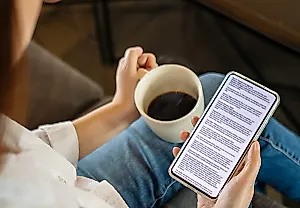 The Kindle app for iOS has features your aging Kindle doesn't