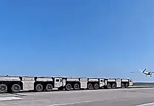 No runway, no problem: China demonstrates drone catapult made up of three trucks that interlock like Lego bricks and come in shipping containers