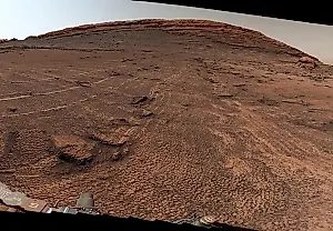 Марсоход Curiosity обнаружил «море шестиугольников» на Марсе