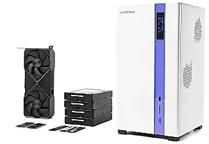 NAS вверх дном: Morefine MNAS-X1 ставит диски над видеокартой