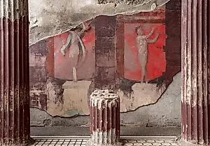 Фрески дионисийских культов вскрыты в Помпеях