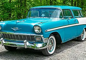 Взгляд на 1956 Chevrolet Bel Air Nomad: Винтажная красота помимо времени