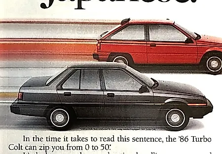 Dodge Colt Turbo: японский гость на американских дорогах