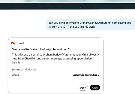 Я отправил email, не заходя в Gmail, с помощью новой функции ChatGPT — вот в чём подвох