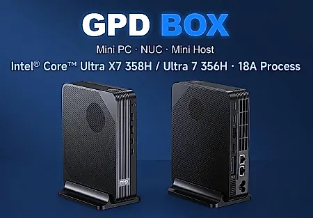 GPD анонсирует мини-ПК на Core Ultra X7 358H — почти как GeForce 3050M, но без GPIO