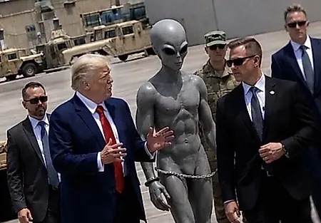 Трамп и фото с пришельцем: искусственный интеллект и разоблачения НЛО