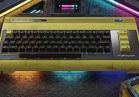 Commodore 64 в стиле Cyberpunk 2077
