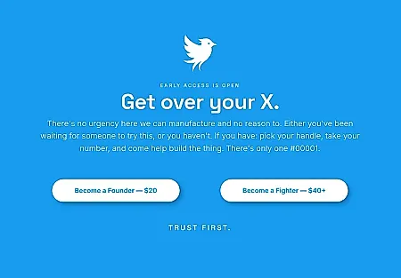 Twitter переехал в Tweet.app после решения суда