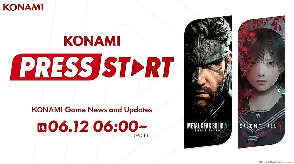 Konami снова в деле: стрим Press Start