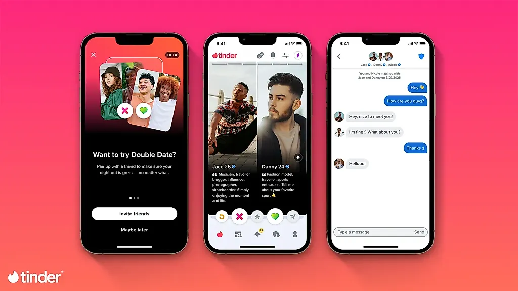 Tinder запускает двойные свидания — потому что одиночество стало слишком скучным