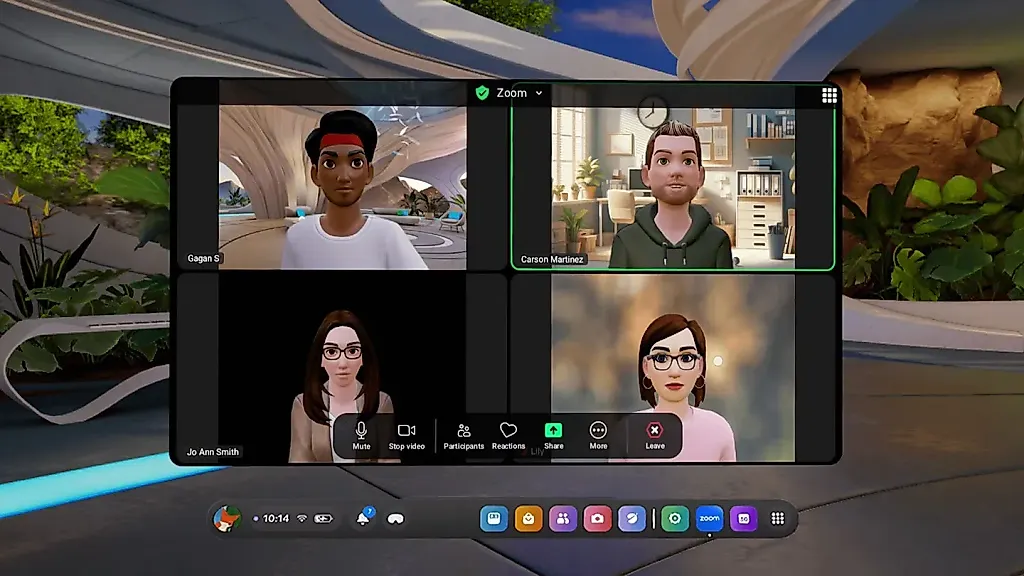 Zoom запускает приложение для Meta Quest