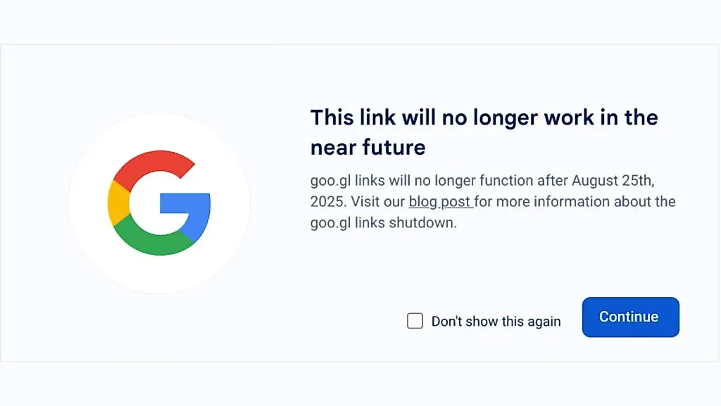 goo.gl снова воскресает: короткие ссылки Google не хотят умирать