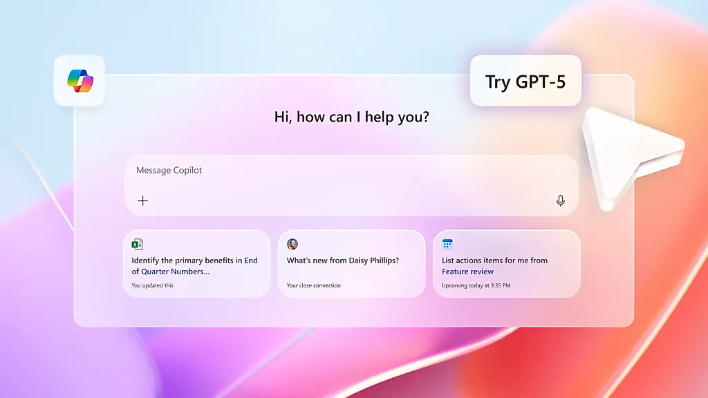 Microsoft запускает GPT-5 в Copilot: "умный режим" ИИ теперь везде