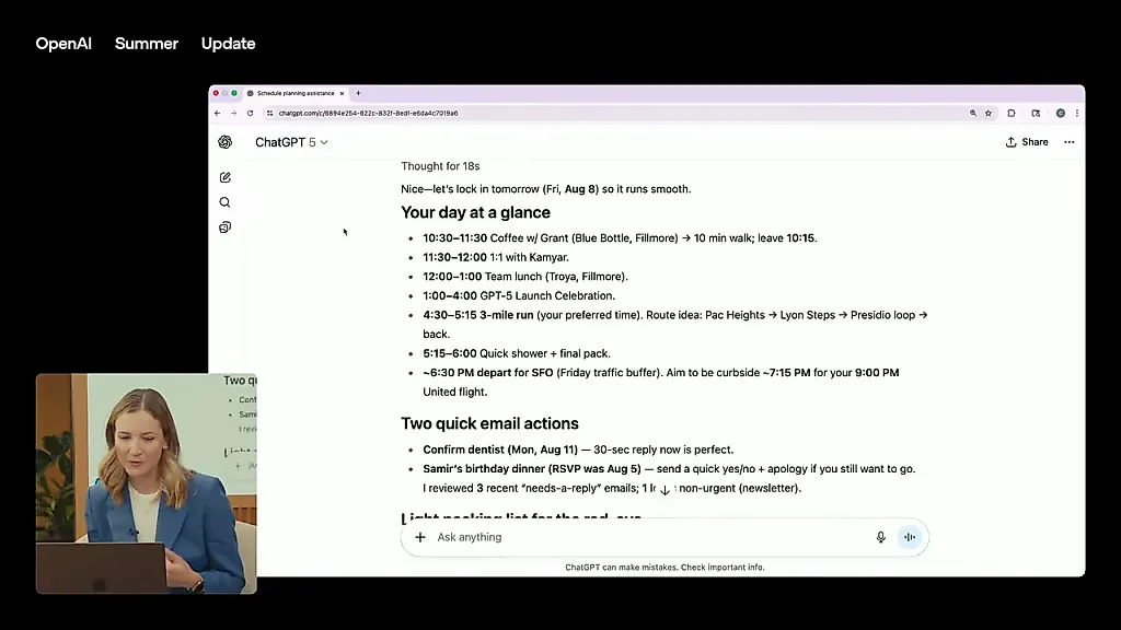 ChatGPT теперь видит ваш Gmail и календарь