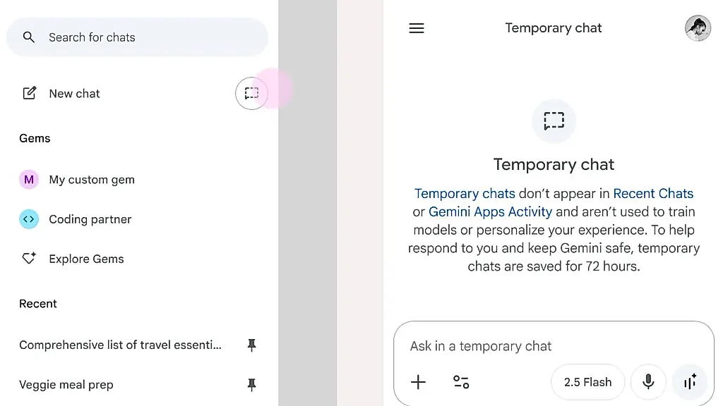 Google обновляет память Gemini: теперь с инкогнито-чатом и продвинутым запоминанием разговоров