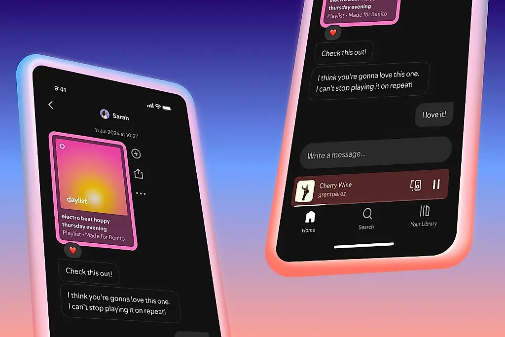 Spotify запускает DMs: теперь можно болтать о музыке прямо в приложении