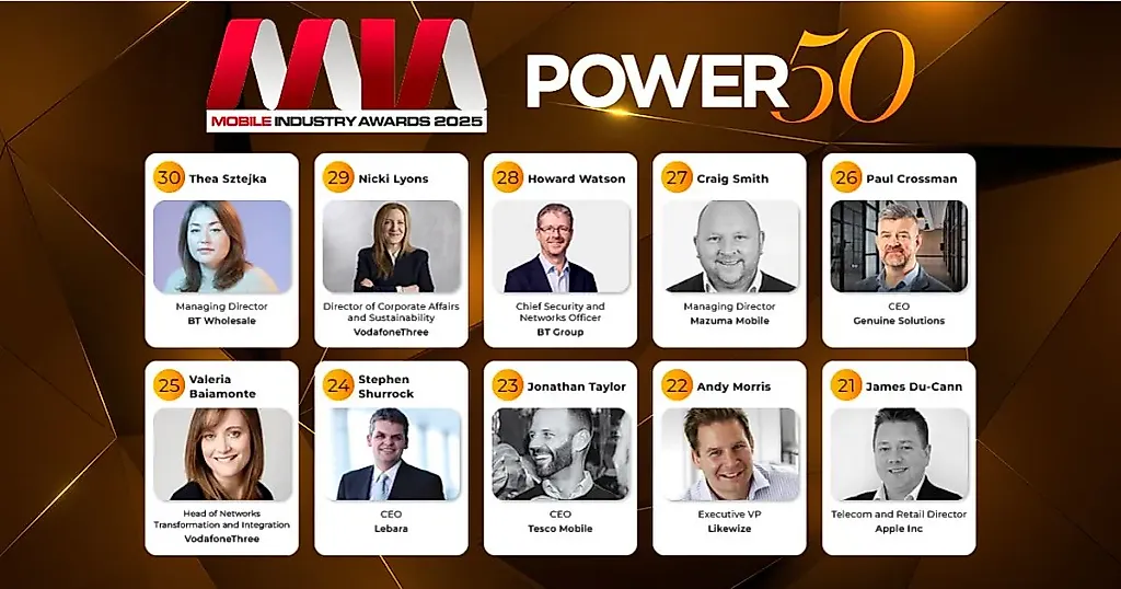 Power 50: Кто двигает мобильную индустрию Британии