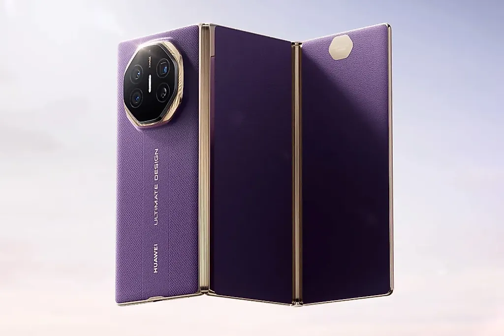 Huawei выпускает второй трифолд-смартфон: Mate XTs теперь с поддержкой стилуса и в фиолетовой коже