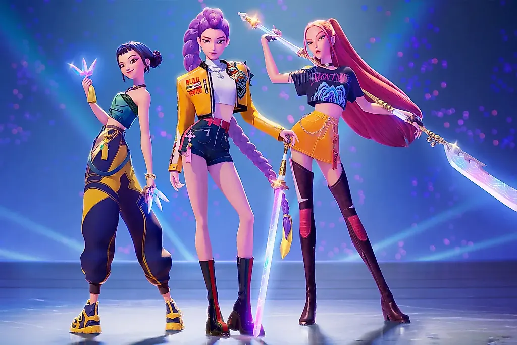 KPop Demon Hunters удерживают первое место в британских чартах уже шестую неделю