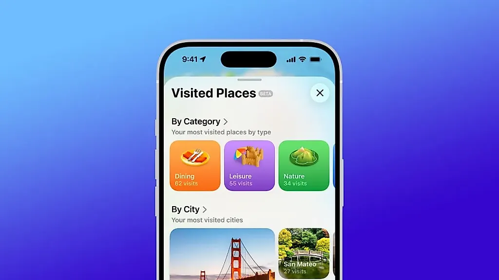 Apple добавляет в iOS 26 вдохновлённую Spotify Wrapped функцию Visited Places для Apple Maps