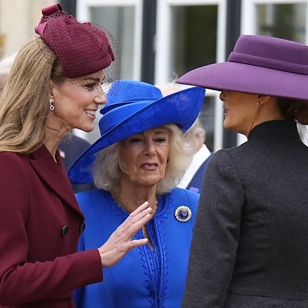 Почему Кейт Миддлтон и Мелания Трамп проигнорировали реверансы перед Чарльзом III: был ли нарушен королевский протокол?