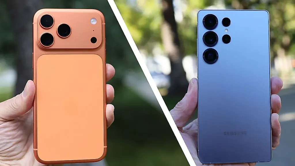 Фотодуэль: iPhone 17 Pro Max против Samsung Galaxy S25 Ultra