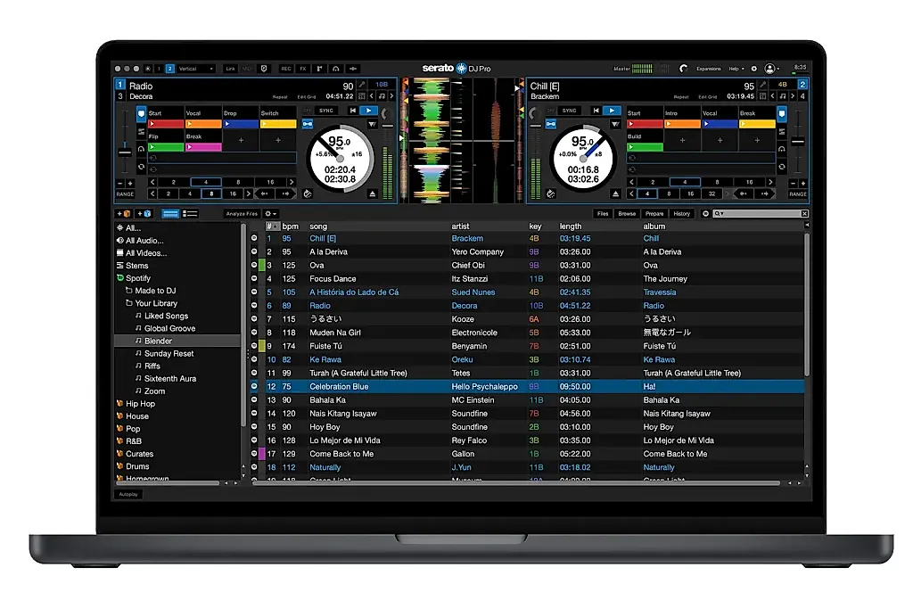 Spotify теперь интегрирован в Serato DJ