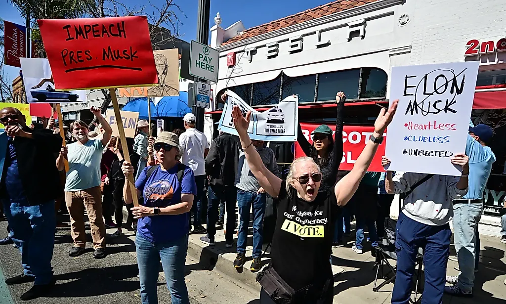 Мировой протест против Tesla: день, когда миллиардеры трясутся от страха