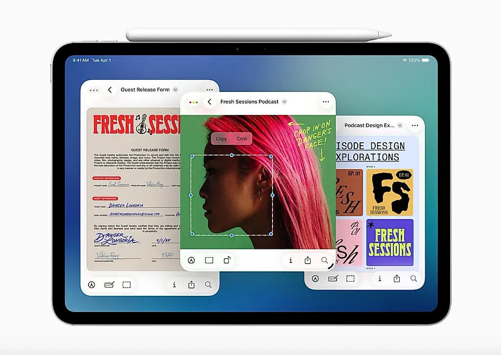 Apple возвращает Slide Over в iPadOS 26.1
