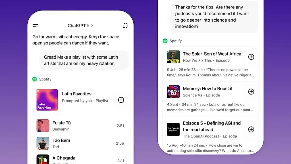 Spotify и Canva теперь в ChatGPT: что нового?