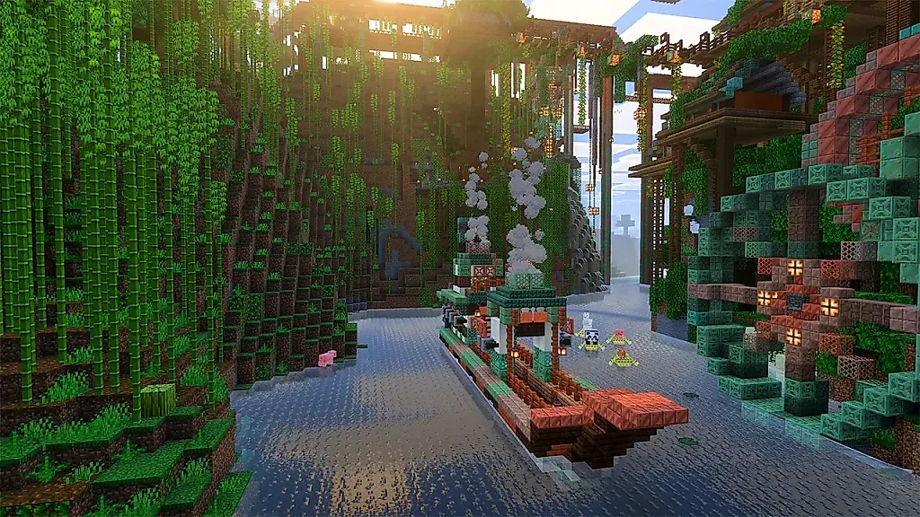 Minecraft становится ярче. Графика, которая перевернет представление о игре
