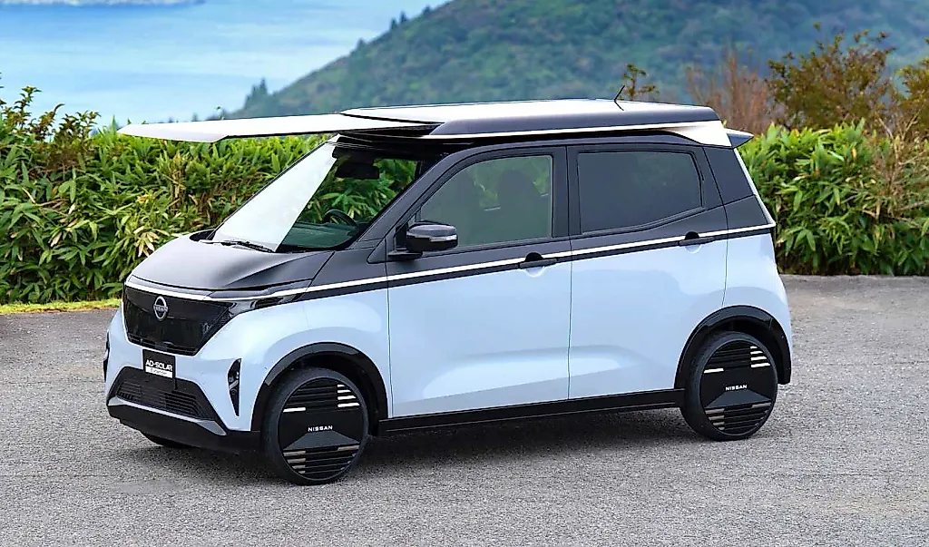 Nissan представила солнечную крышу для электромобиля Sakura