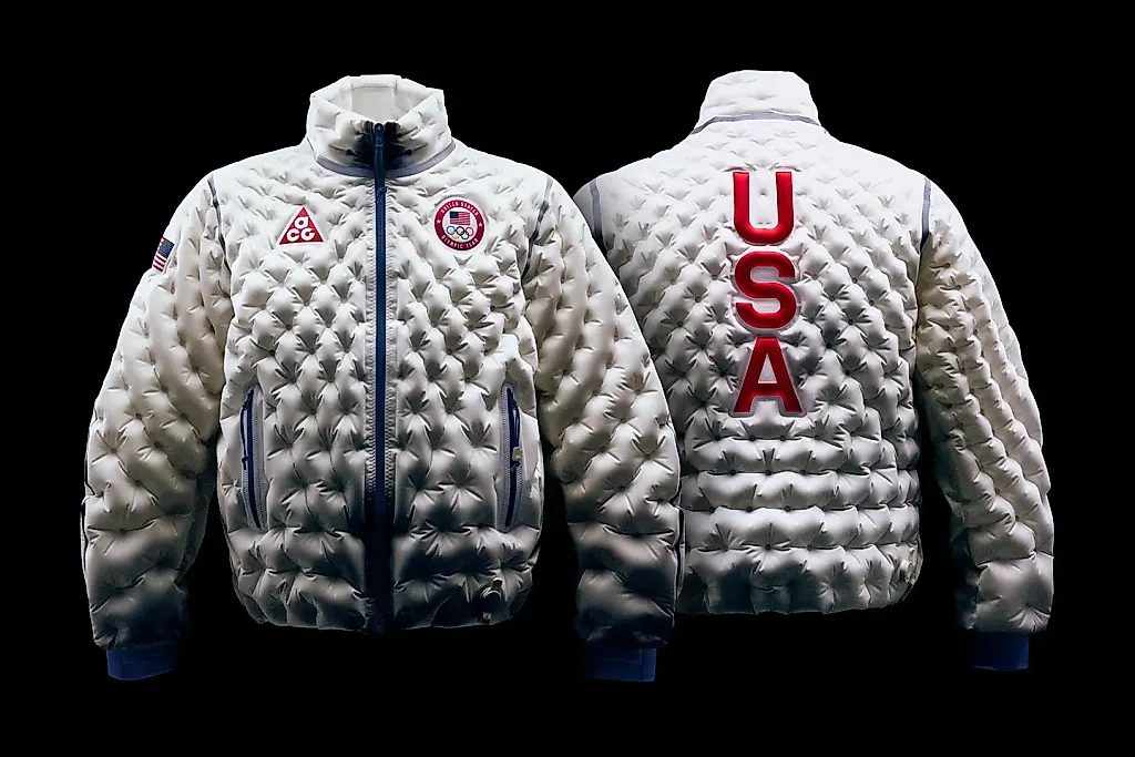 Nike представила куртку с "надувными" технологиями: можно сдуть, когда жарко