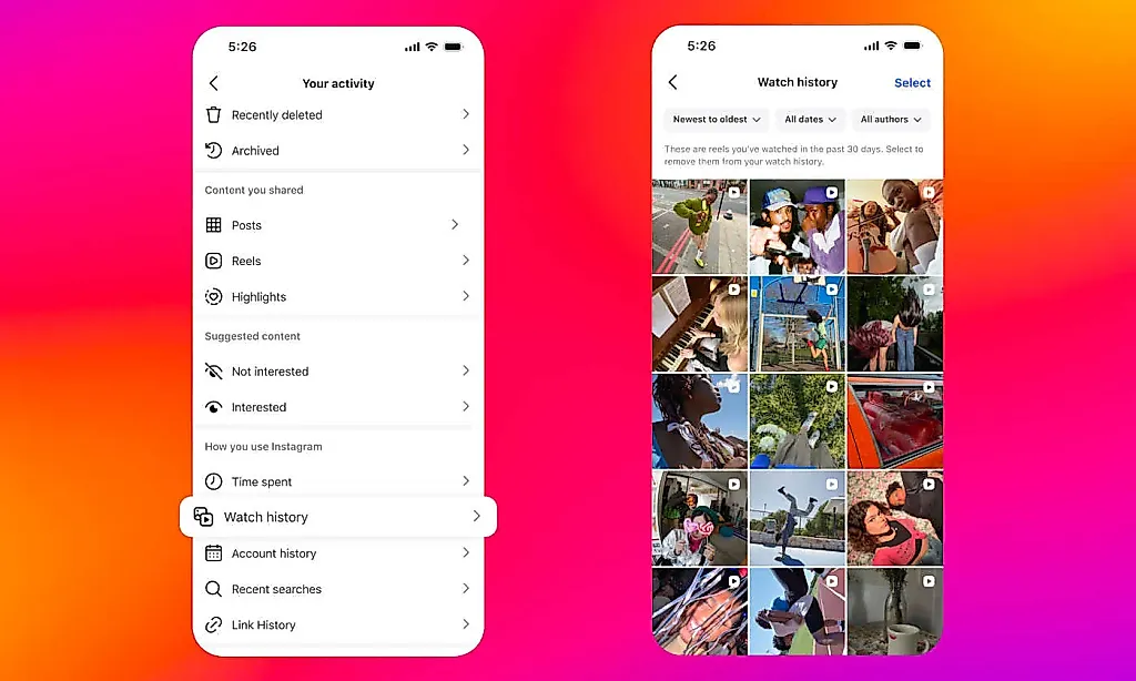 Instagram показывает скелеты в шкафу: появился «История просмотров Reels»