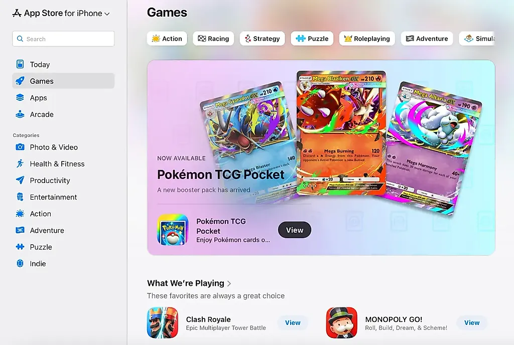 Apple запускает веб-версию App Store