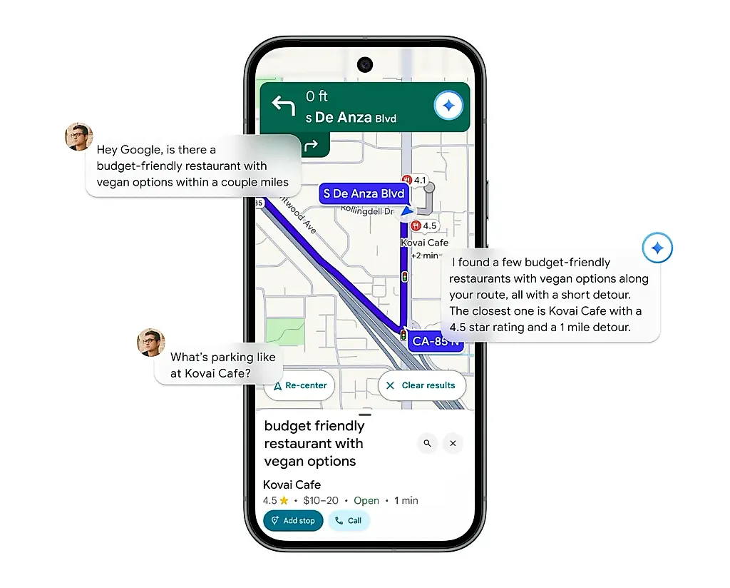 Google Maps + ИИ: личный навигатор нового поколения