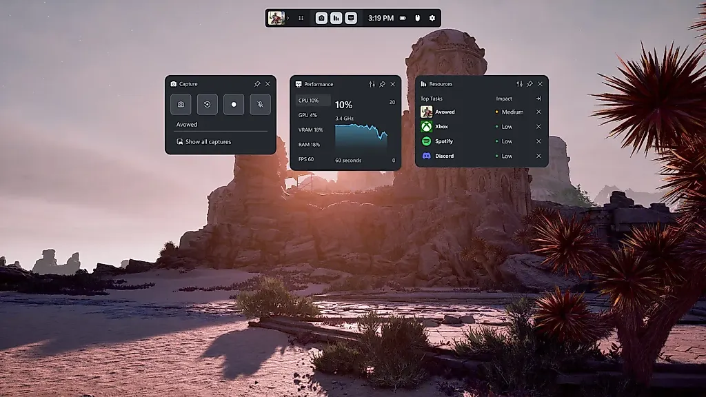 Windows 11: Игровая панель обновилась и стала ярче